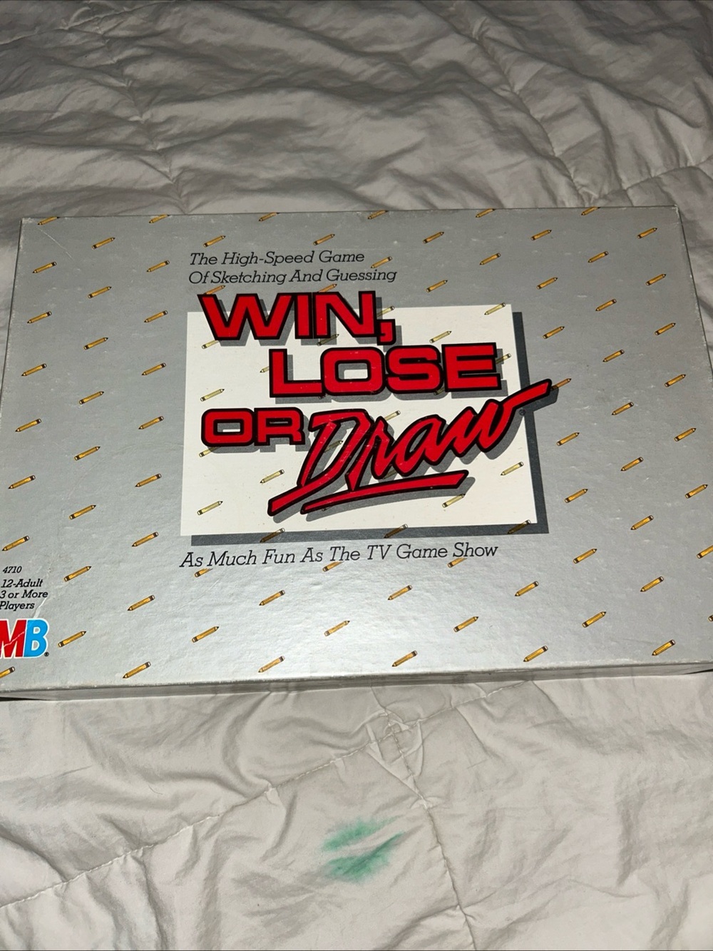 Milton Bradley, Win Lose Or Draw Board Game, 1987, *Complete*
